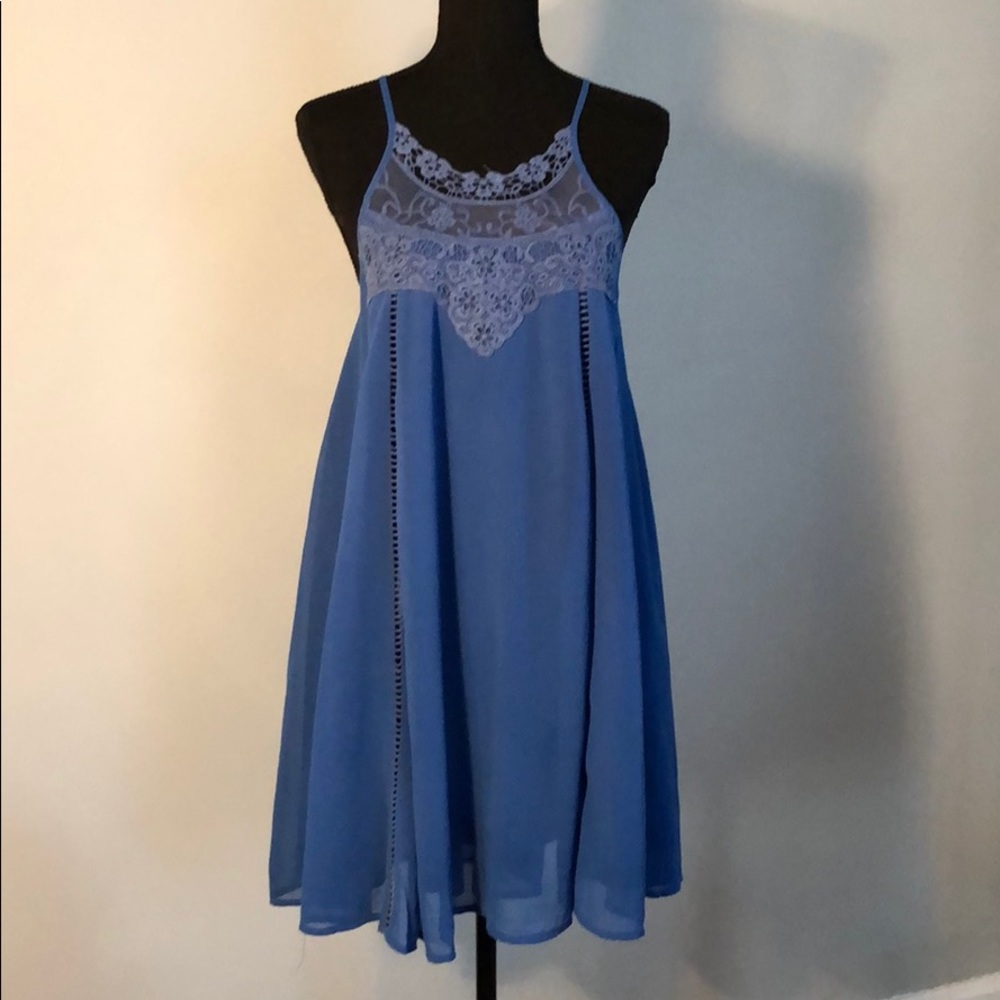 Jodifl lined blue summer dress Size M